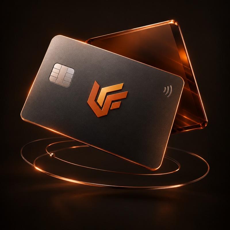3D concept of the UniForce crypto card